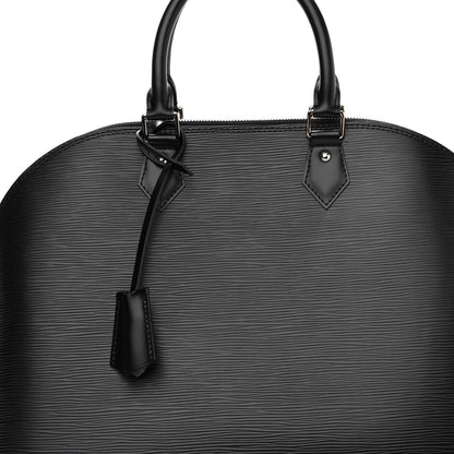 Louis Vuitton Epi Alma MM Black 7 of 9