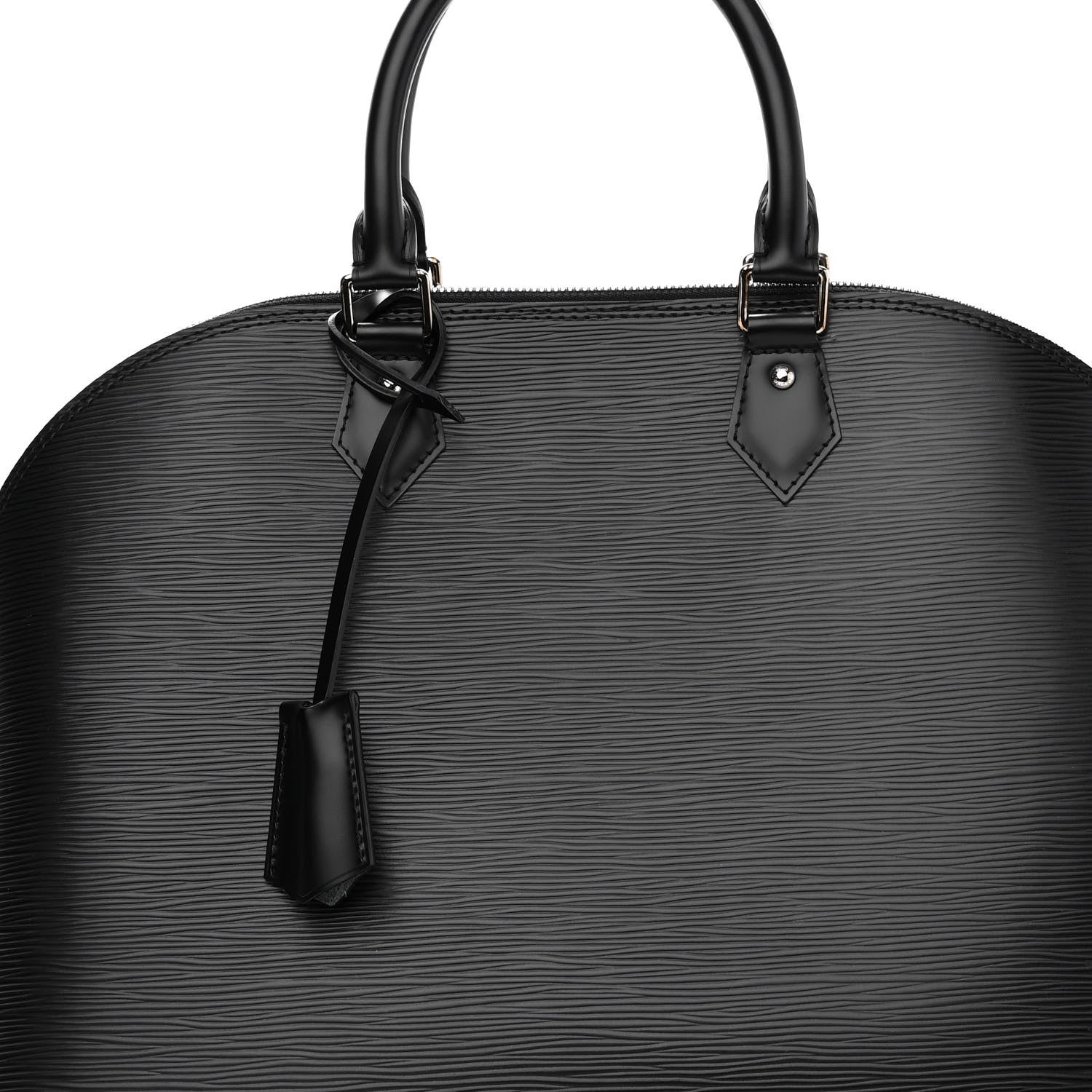 Louis Vuitton Epi Alma MM Black 7 of 9