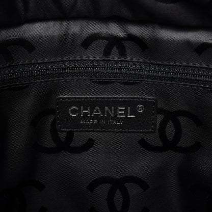 Chanel Calfskin Quilted Large Cambon Tote Beige Black 7 of 14
