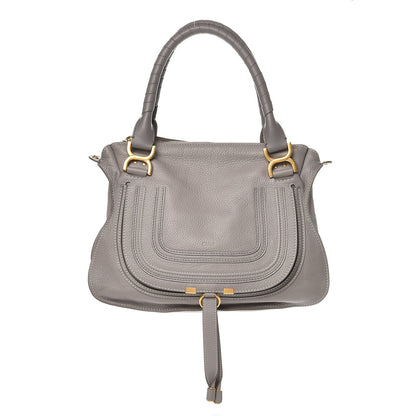 Chloe Calfskin Medium Marcie Satchel Cashmere Grey 1 of 10