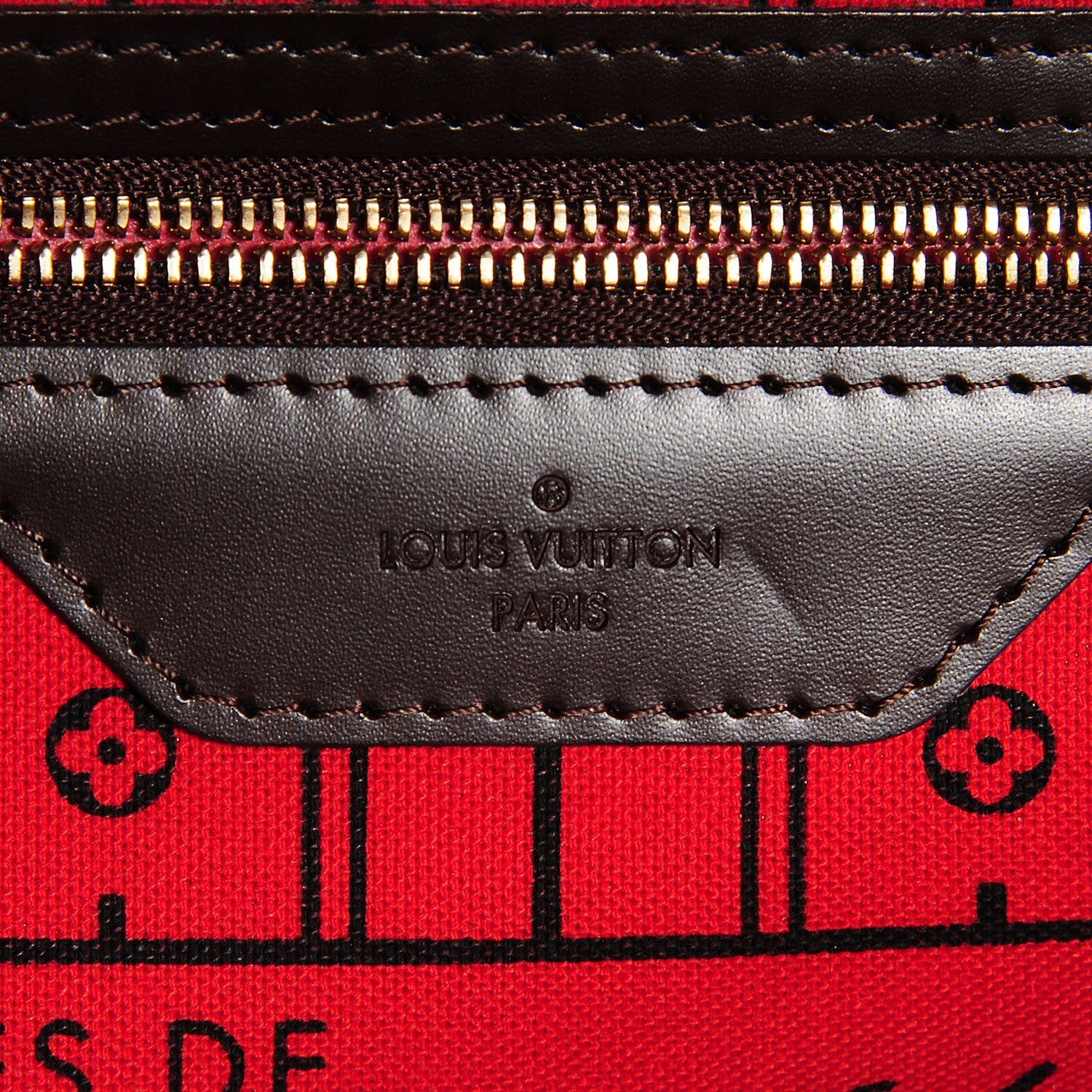 Louis Vuitton Damier Ebene Neverfull MM 8 of 8