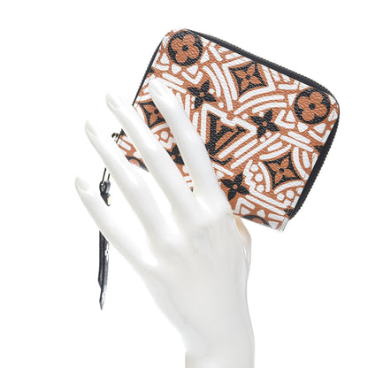 Louis Vuitton Monogram Giant Crafty Zippy Coin Purse Creme Caramel 2 of 8