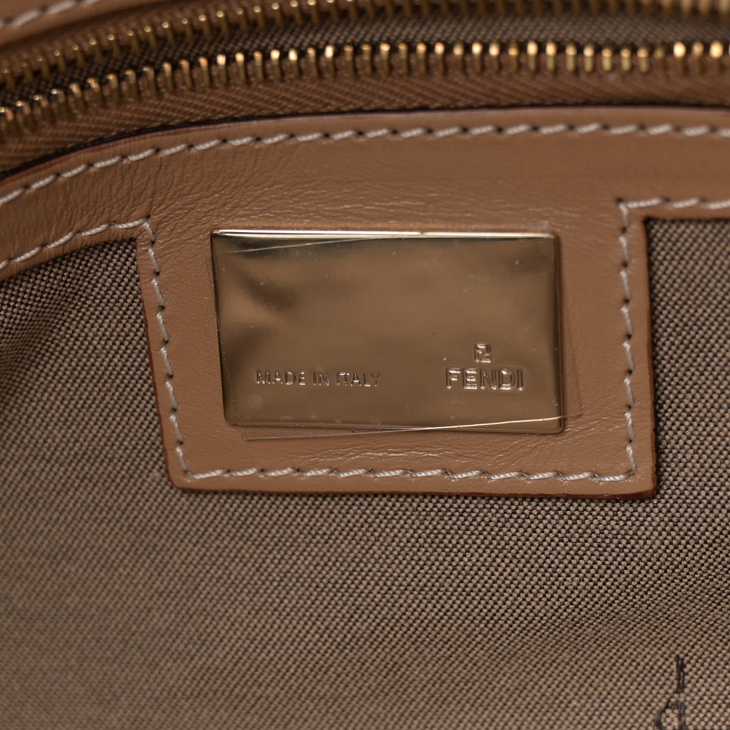Calfskin Woven Baguette Cammelo Beige