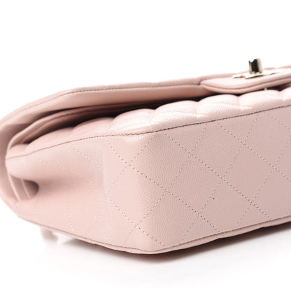 Chanel Caviar Quilted Medium Double Flap Light Pink 6 of 11
