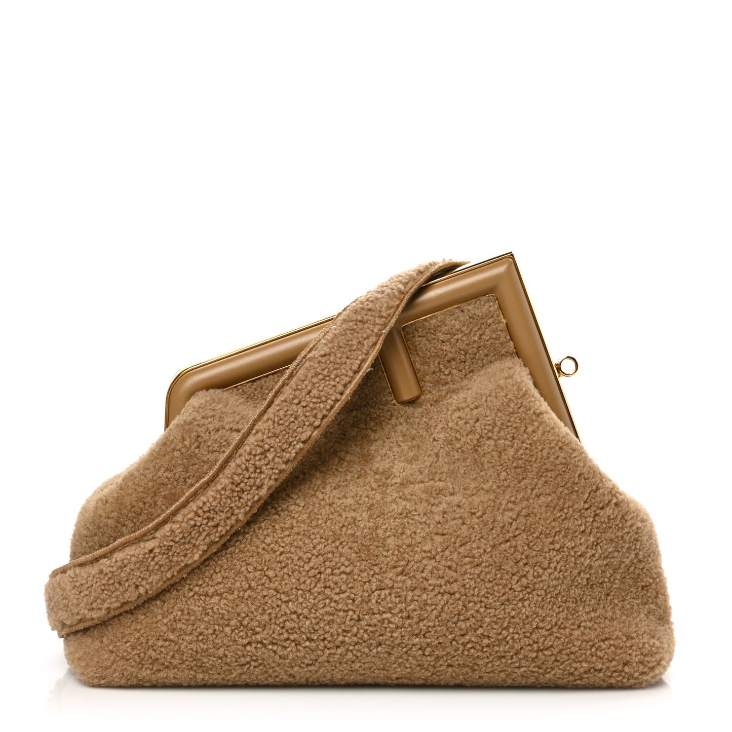 Shearling Medium Fendi First Camel