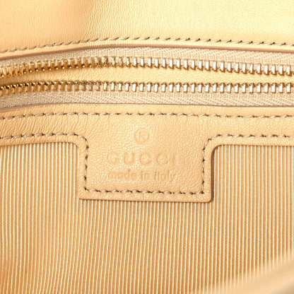 Gucci Lambskin Matelasse Medium GG Marmont Shoulder Bag Light Yellow 6 of 11