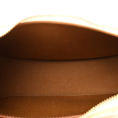 Celine Canvas Calfskin Ava Triomphe Shoulder Bag White 6 of 9