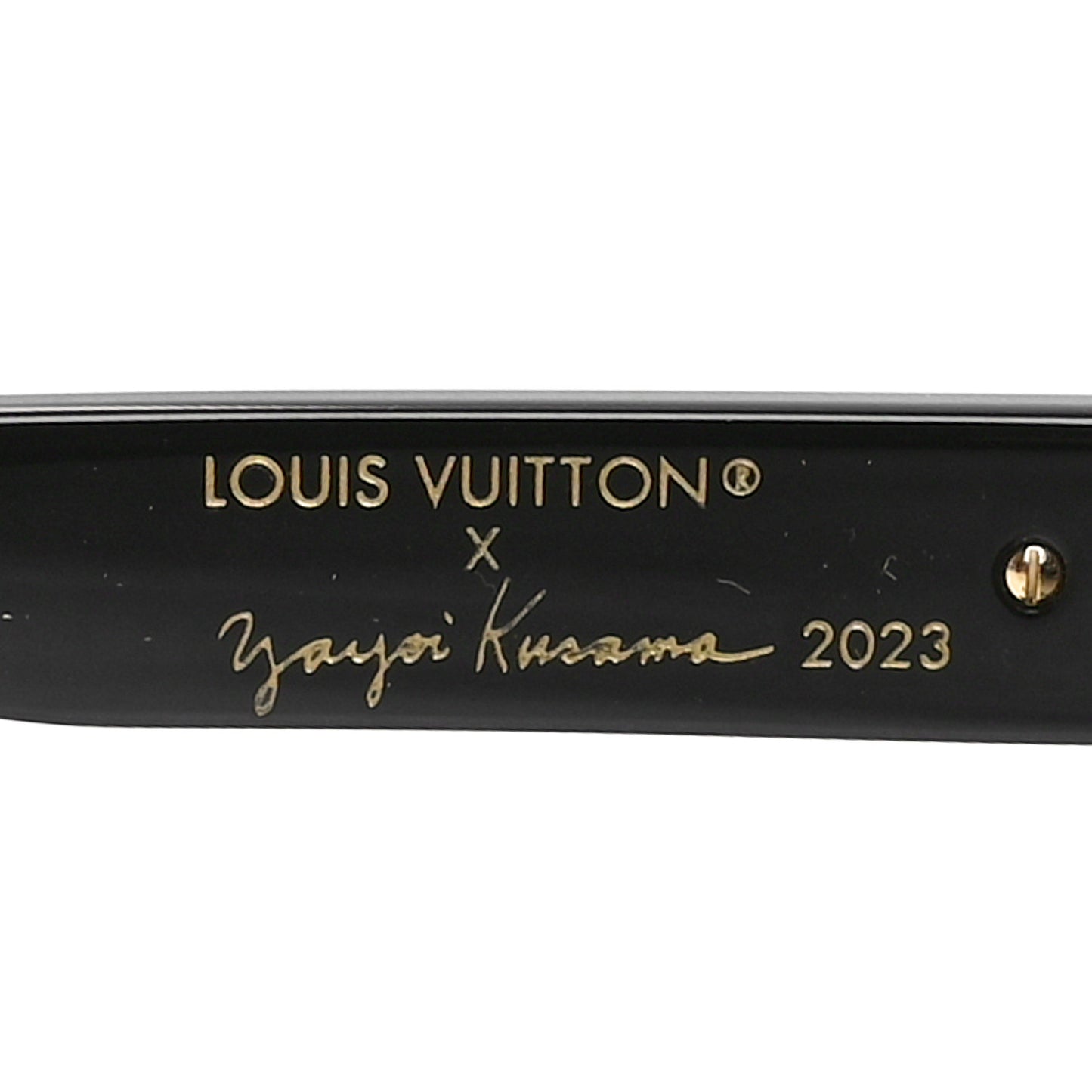 LV X YK Acetate Painted Dots Sunglasses Z1903W Black Multicolor