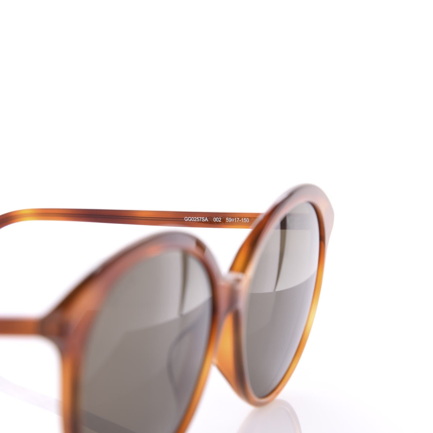 Gucci Acetate GG Sunglasses GG0257S Havana 5 of 8