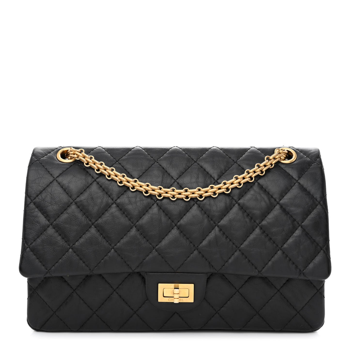 Aged Calfskin Quilted 2.55 Reissue 226 Flap