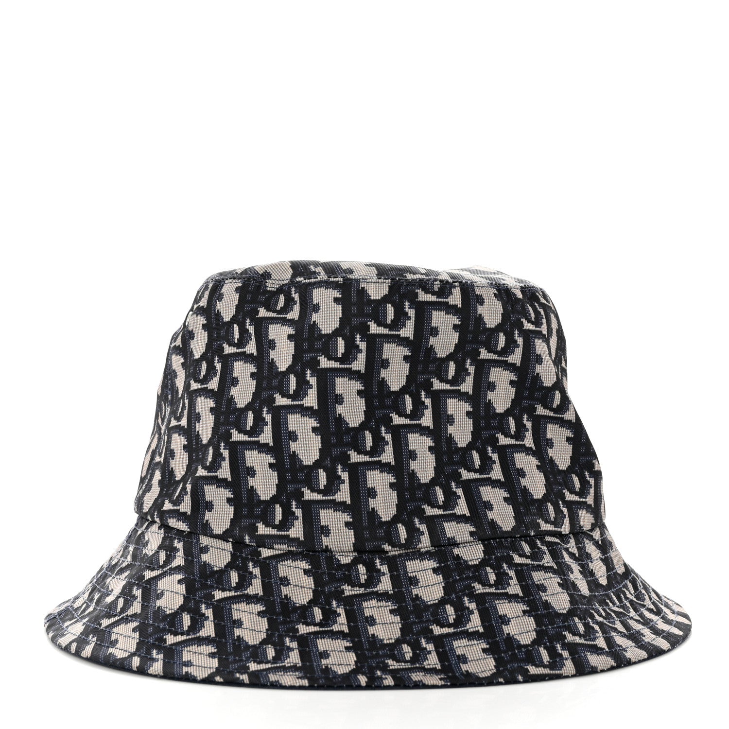 Christian Dior Oblique Reversible Teddy-D Brim Bucket Hat Blue 3 of 7