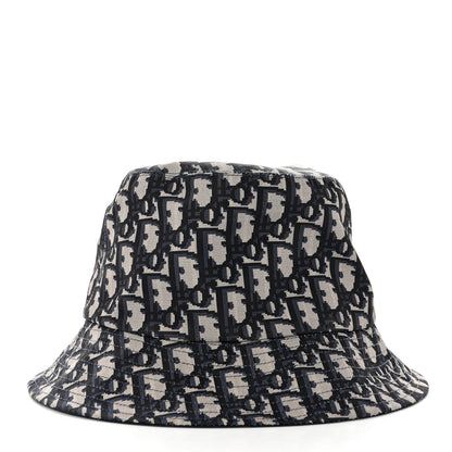 Christian Dior Oblique Reversible Teddy-D Brim Bucket Hat Blue 3 of 7