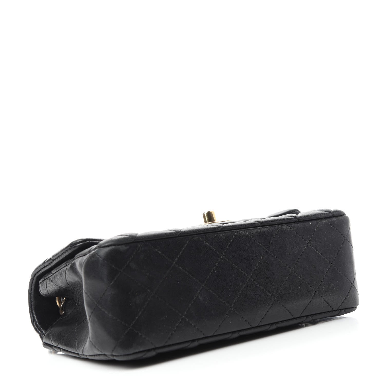 Chanel Lambskin Quilted Mini Rectangular Flap Black 4 of 10