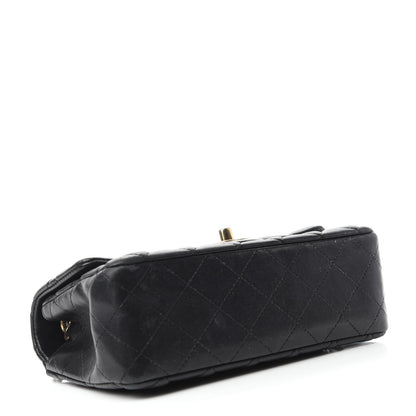 Chanel Lambskin Quilted Mini Rectangular Flap Black 4 of 10