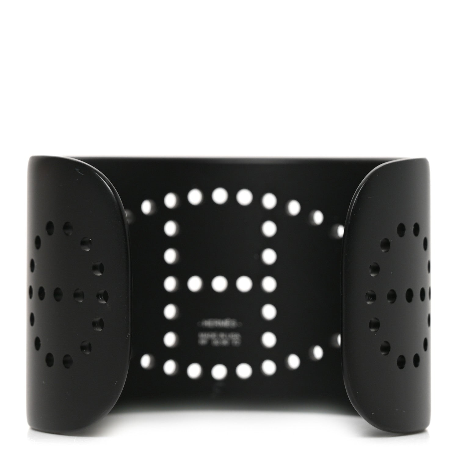 Hermes Aluminium Evelyne Sunset Cuff Bracelet T2 Black 3 of 4