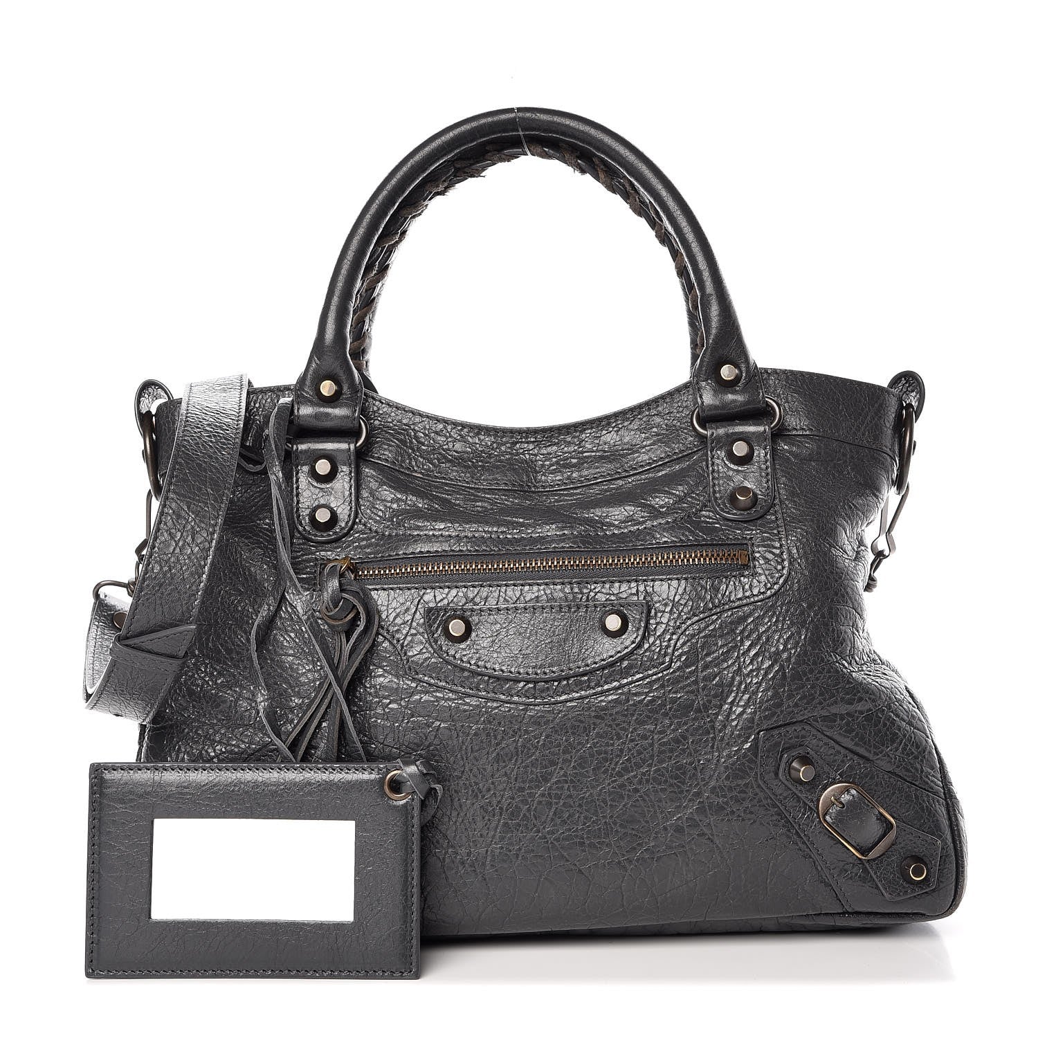 Balenciaga Agneau Classic Hardware Town Gris Fossile 1 of 8