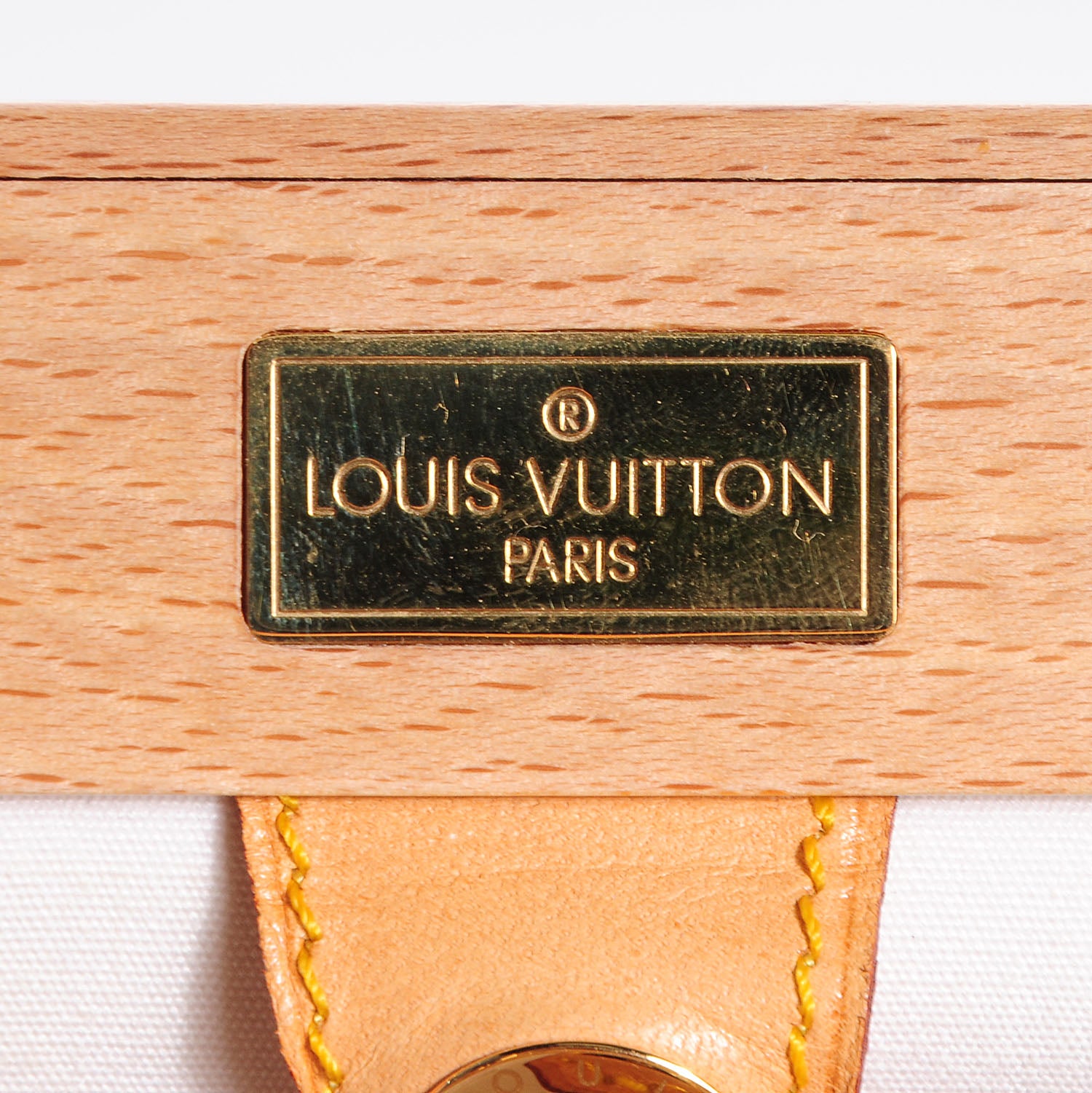Louis Vuitton Silk Satin Monogram Multicolor Abelia White 6 of 7