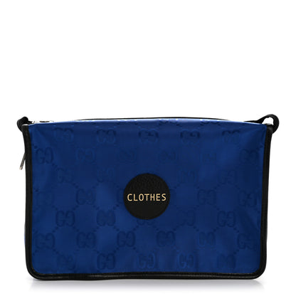 Gucci Econyl Nylon Monogram Off The Grid Packing Cube Orient Blue New Plaster 7 of 7