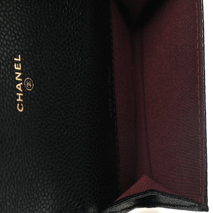 Chanel Caviar Quilted Flap Card Holder Black 5 of 9