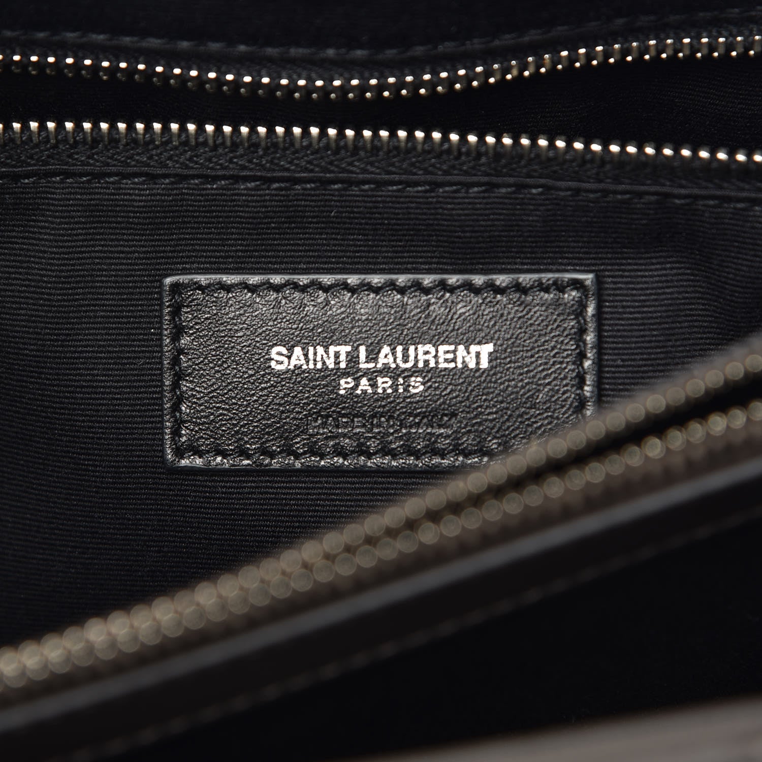Saint Laurent Calfskin Y Quilted Monogram Large Loulou Chain Satchel Earth 7 of 11