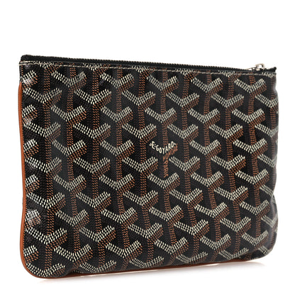 Goyard Goyardine Senat Pochette PM Black Gold 3 of 11
