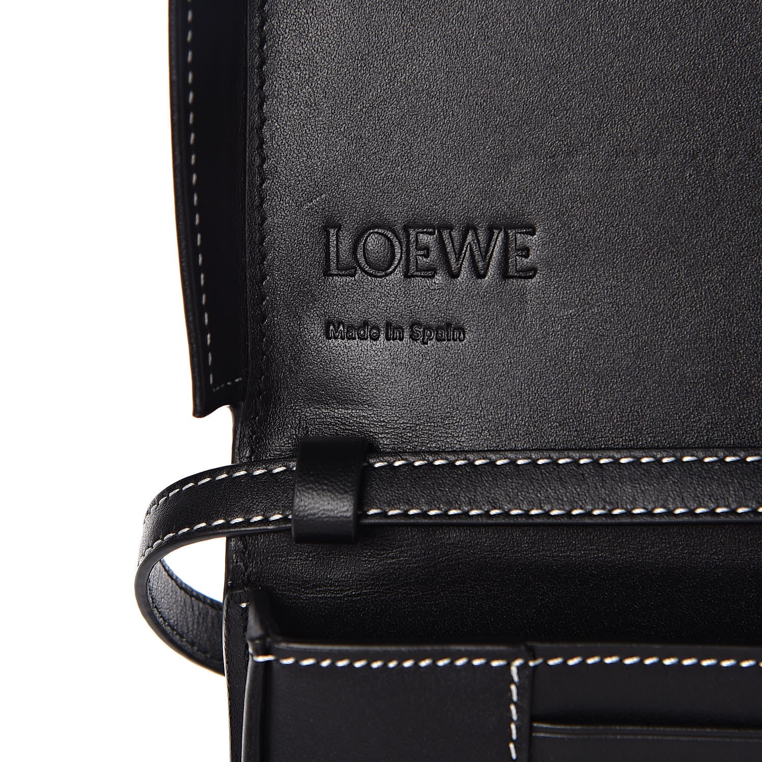 Loewe Soft Calfskin Heel Bag Black 6 of 10