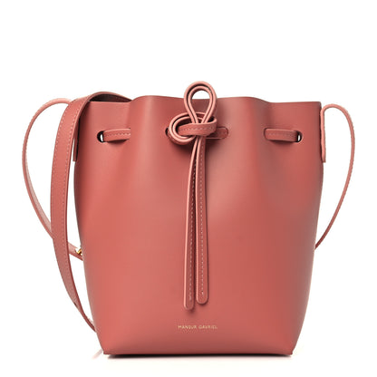 Mansur Gavriel Calfskin Mini Bucket Bag Blush 1 of 9