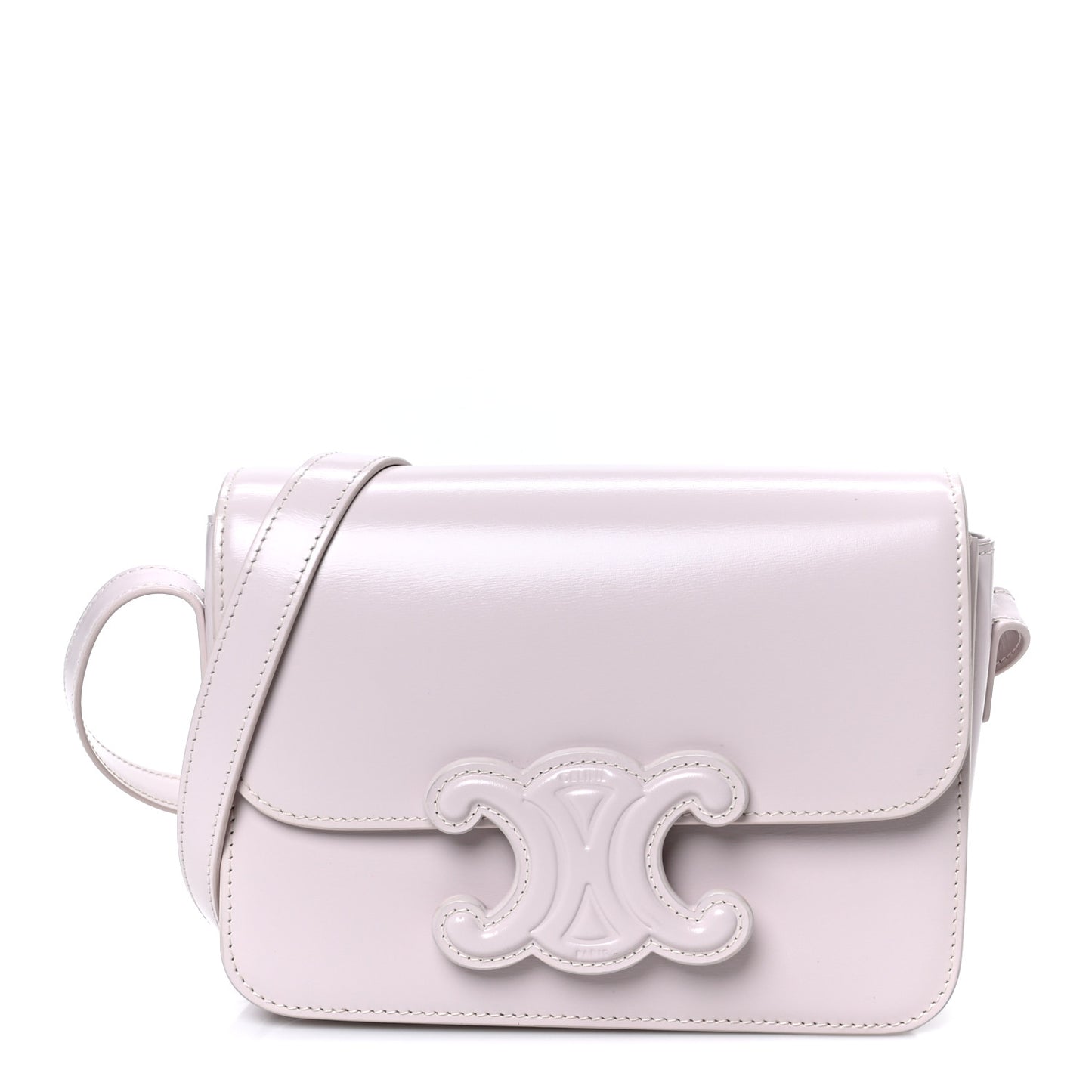 Shiny Calfskin Teen Cuir Triomphe Poudre
