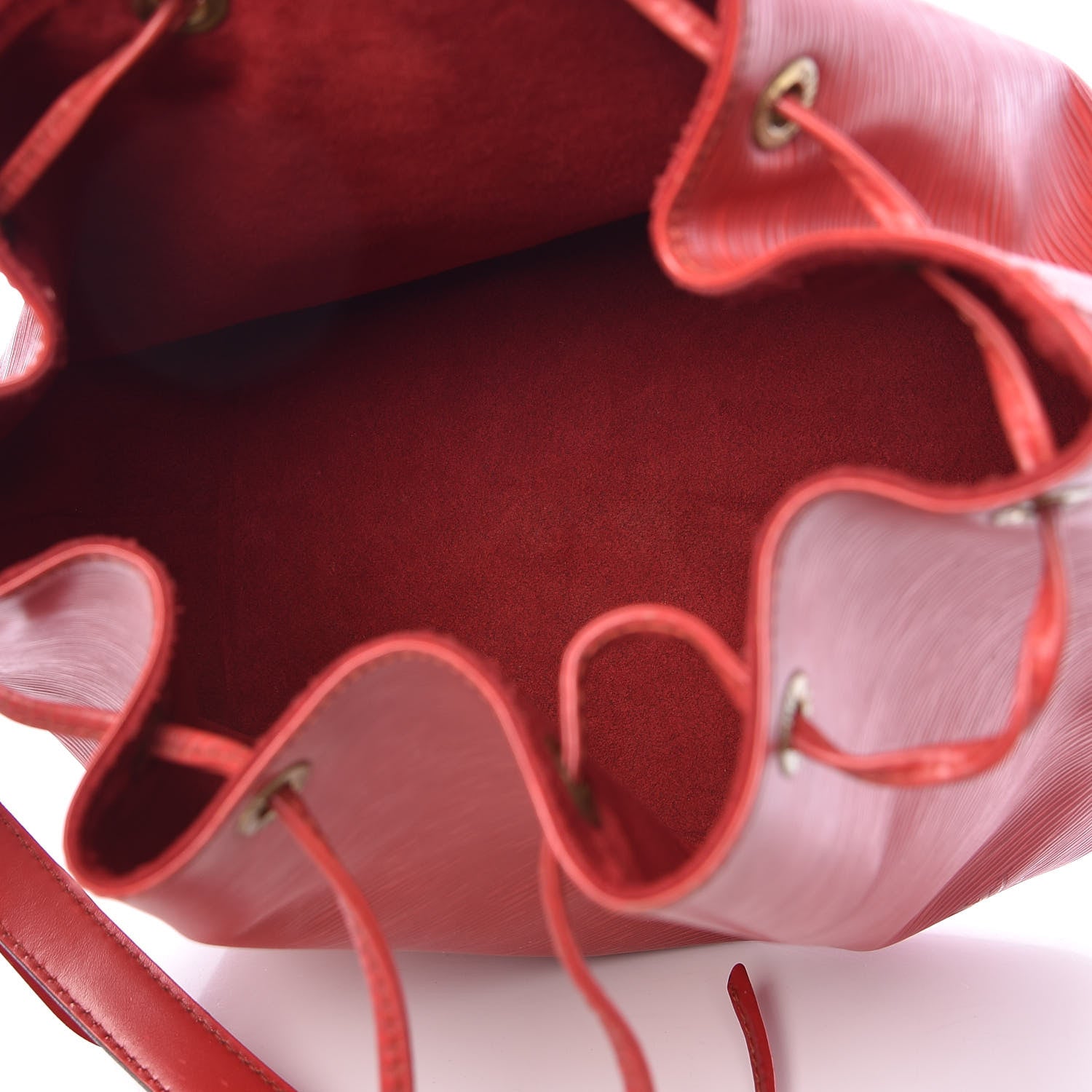 Louis Vuitton Epi Petit Noe Castillan Red 6 of 13