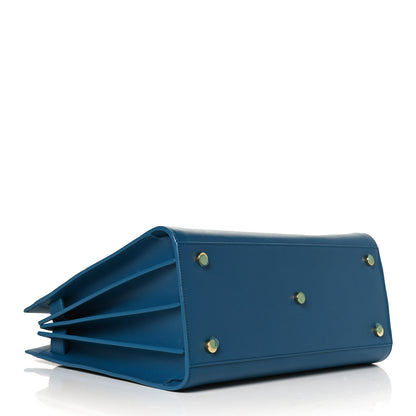 Saint Laurent Calfskin Small Sac De Jour Indigo 4 of 9