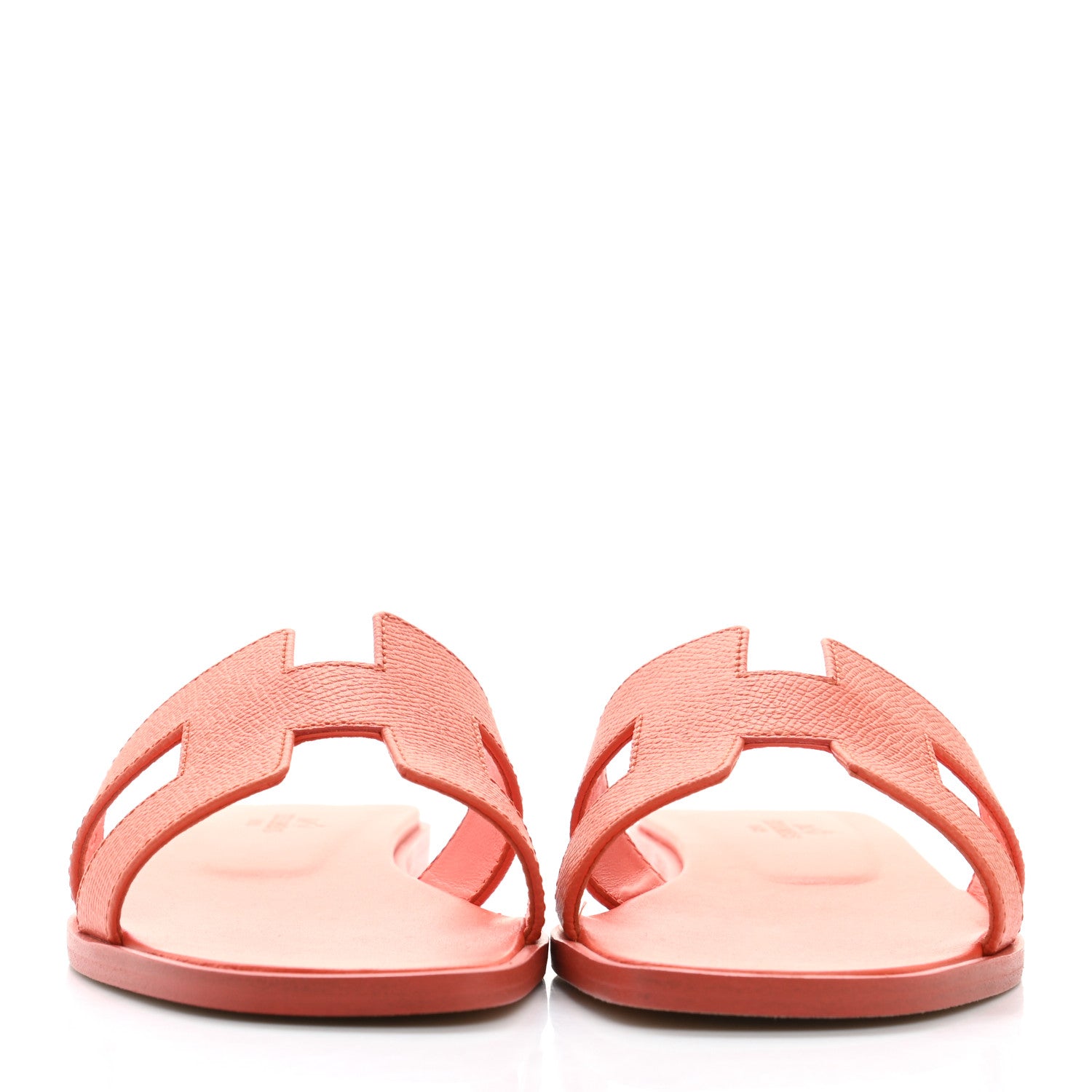 Hermes Epsom Oran Sandals 35.5 Orange Poppy 2 of 9