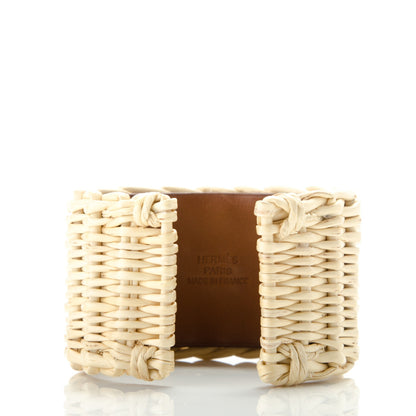 Hermes Barenia Osier Collier De Chien CDC Picnic Bracelet S Fawn 3 of 5