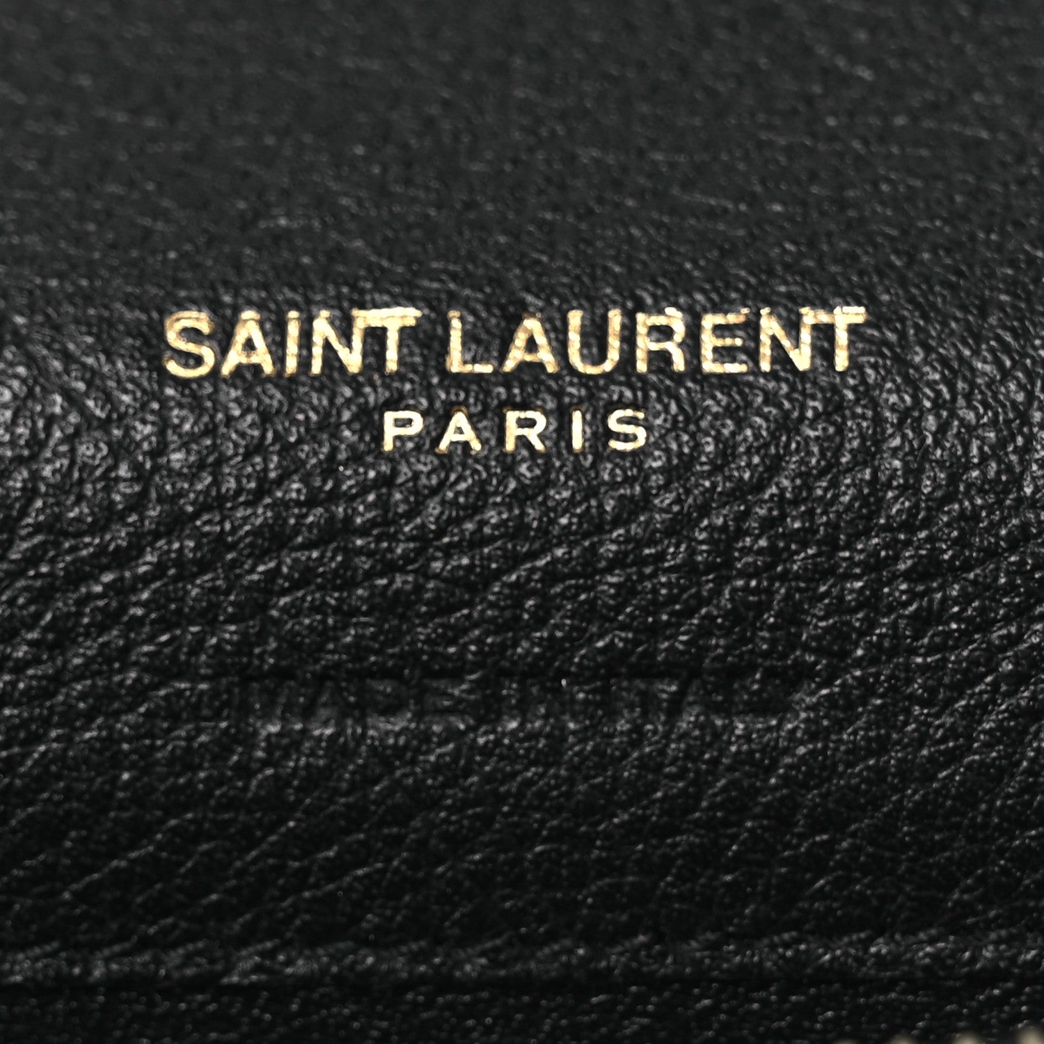 Saint Laurent Calfskin Tiny Monogram Cassandre Wallet Black 12 of 16
