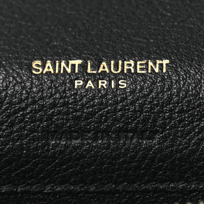 Saint Laurent Calfskin Tiny Monogram Cassandre Wallet Black 12 of 16