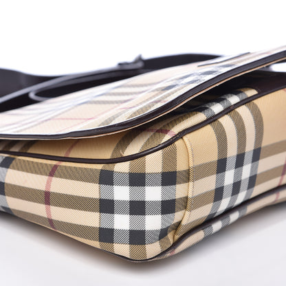 Burberry House Check Messenger Bag Brown 8 of 17