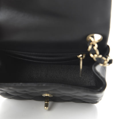 Chanel Lambskin Quilted Mini Square Flap Black 5 of 11
