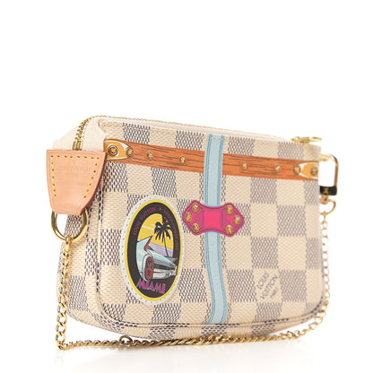 Louis Vuitton Damier Azur Summer Trunks Miami Mini Pochette Accessories 2 of 7
