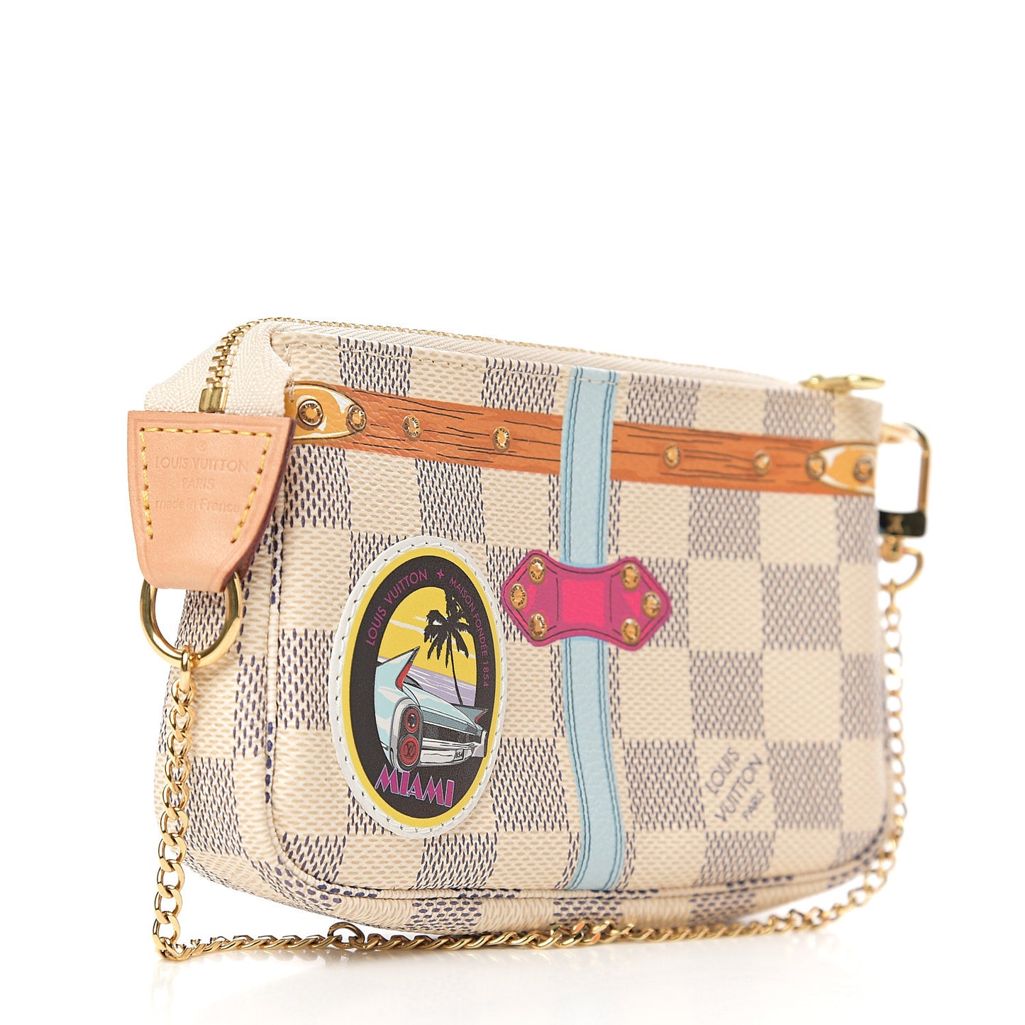 Damier Azur Summer Trunks Miami Mini Pochette Accessories