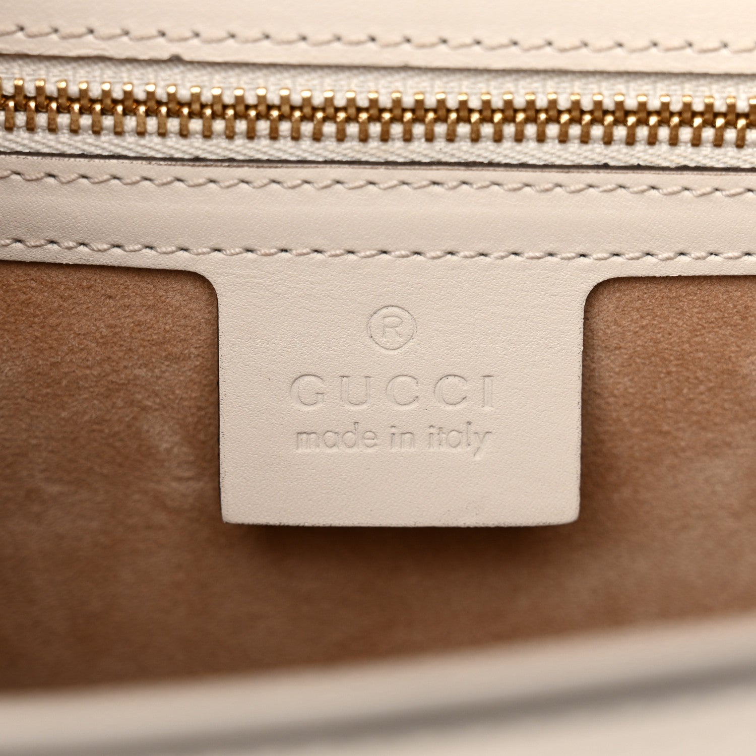 Gucci Calfskin Small Sylvie Shoulder Bag Off White 6 of 14