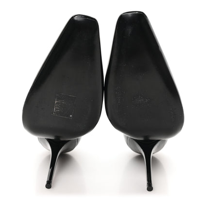 Saint Laurent Patent Instinct Pumps 37 Black 6 of 10