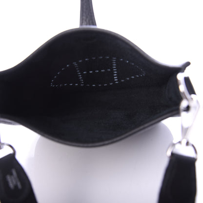Hermes Taurillon Clemence Evelyne TPM Black 4 of 10