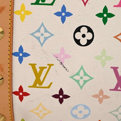 Louis Vuitton Monogram Multicolor Keepall 45 White 19 of 21