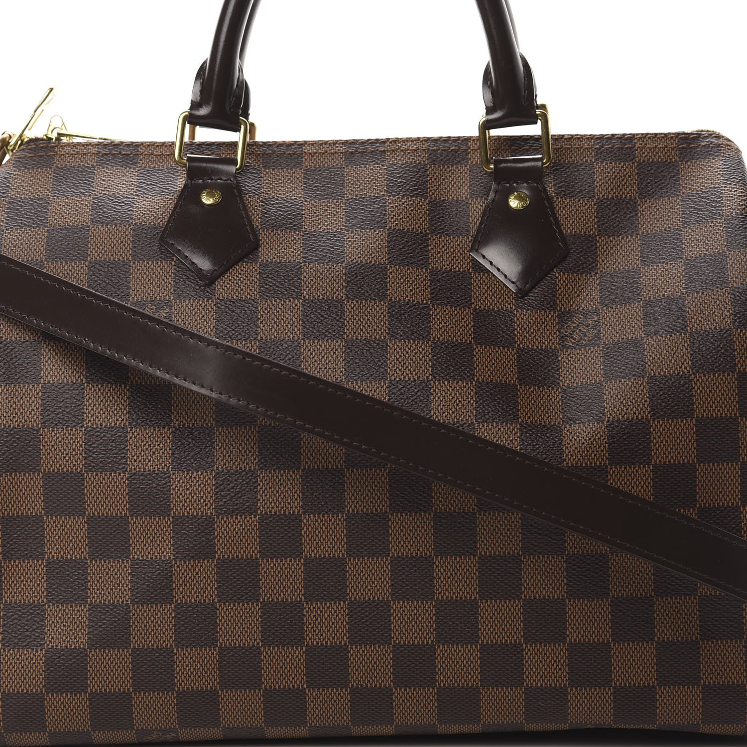 Louis Vuitton Damier Ebene Speedy Bandouliere 30 8 of 12