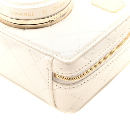 Chanel Lambskin Quilted Coco Click Bag White 10 of 10