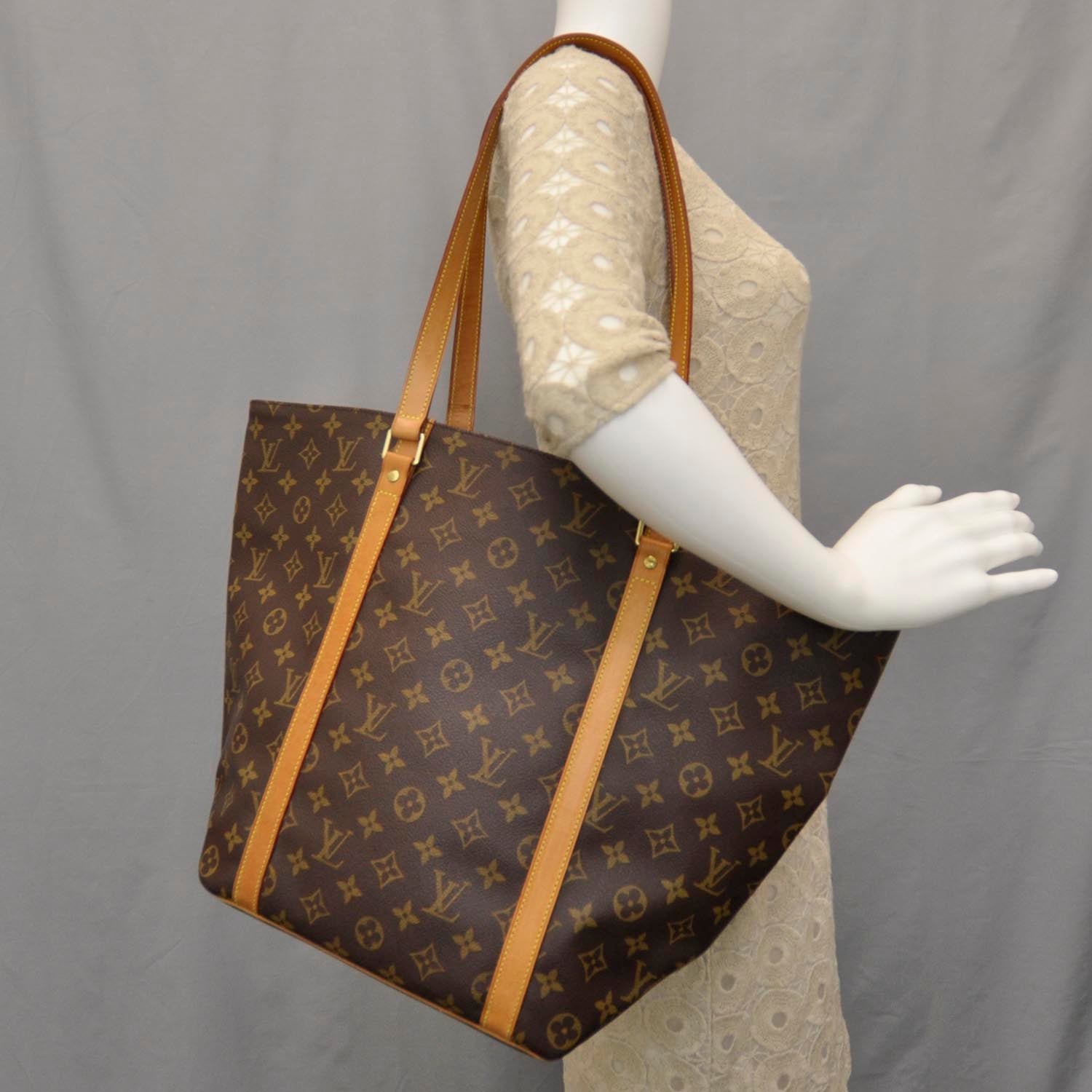 Louis Vuitton Monogram Sac Shopping Tote 2 of 7