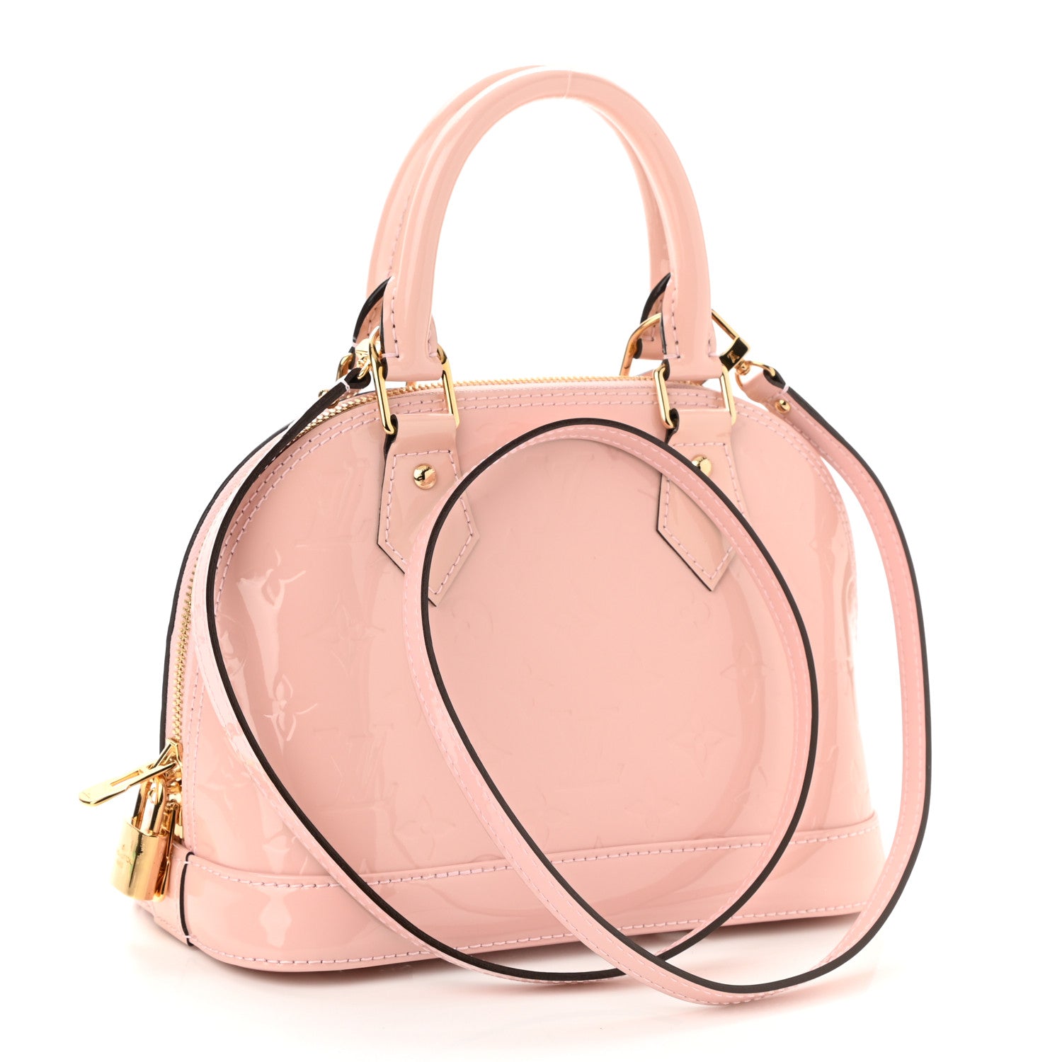 Louis Vuitton Vernis Alma BB Rose Ballerine 3 of 10