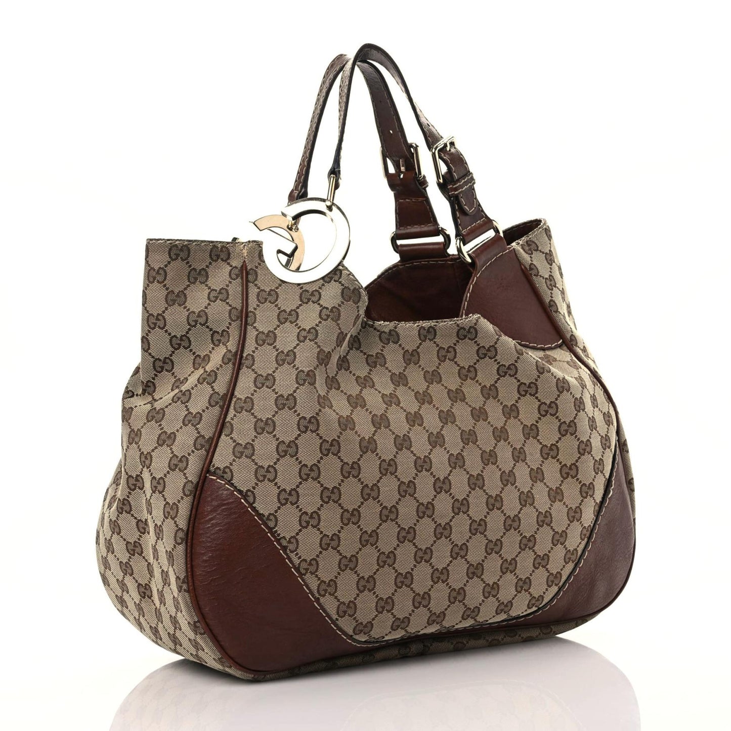 Monogram Medium Charlotte Hobo Brown