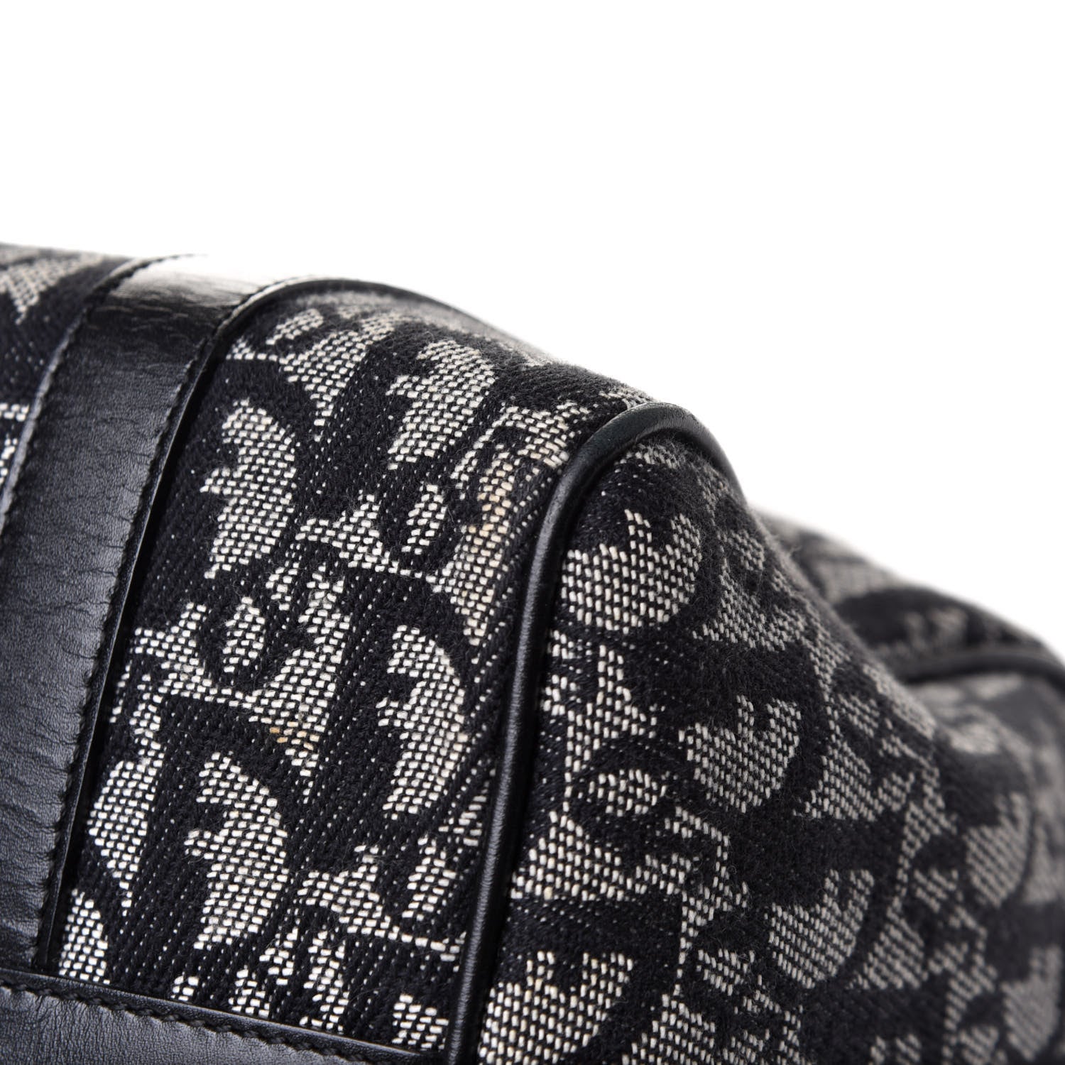 Christian Dior Monogram Boston Black 6 of 12