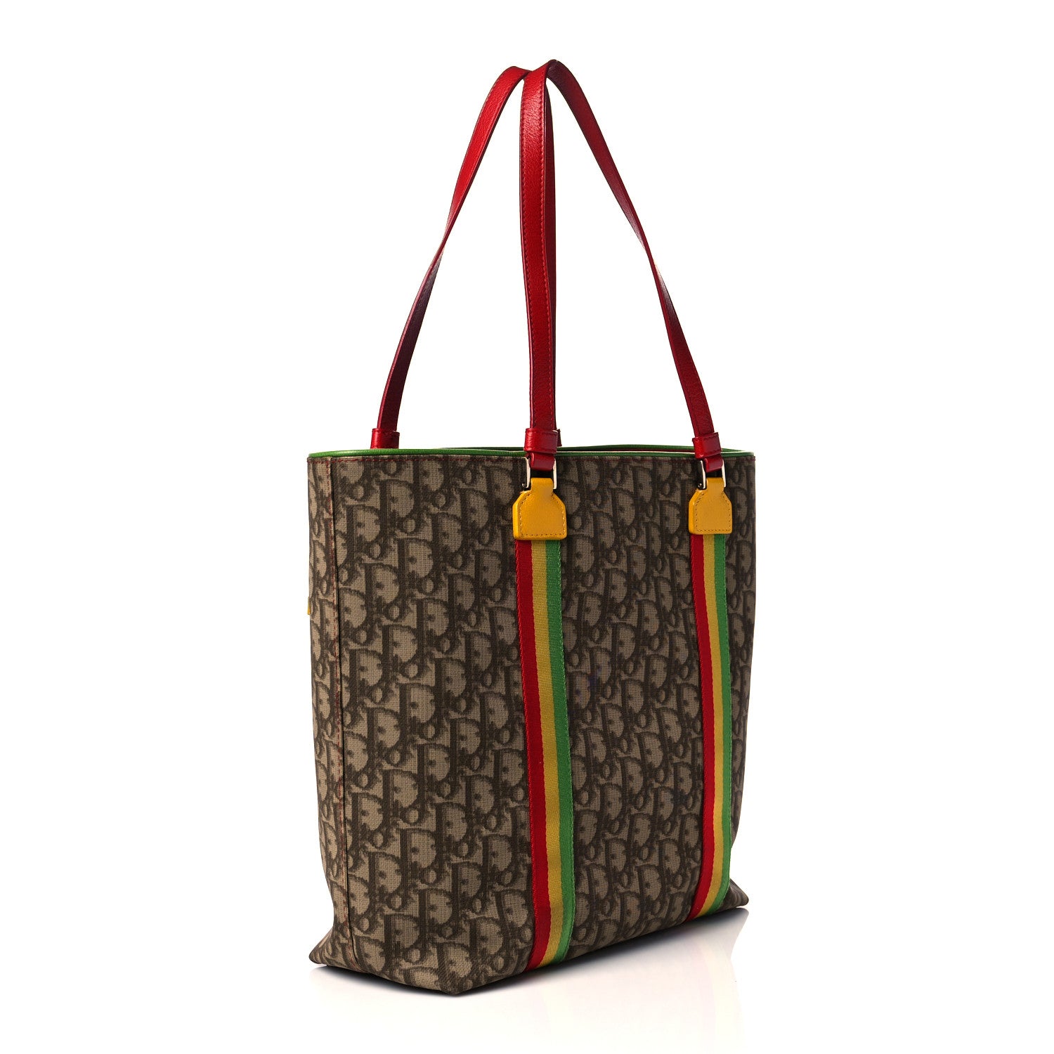 Christian Dior Monogram Rasta Shopping Tote Beige 3 of 10