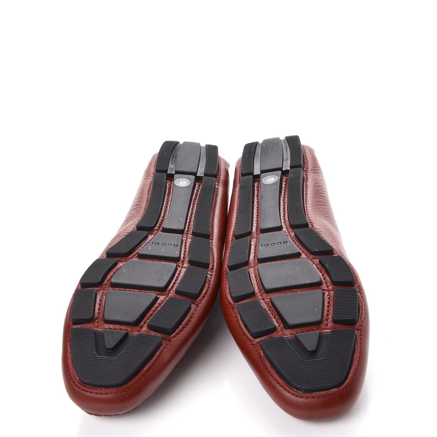 Cellarius Soft Interlocking G Driver Loafers 40 Deep Carminio